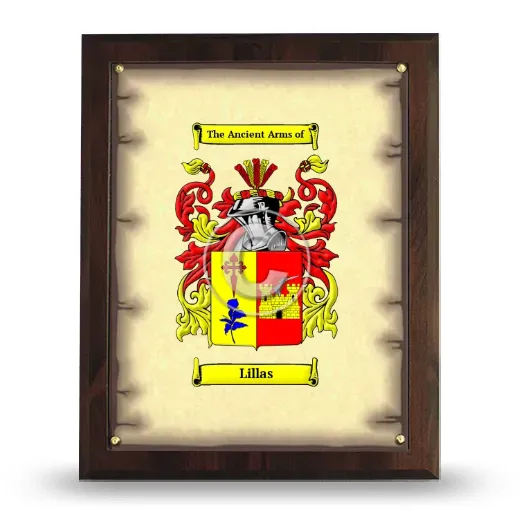 Lillas Coat of Arms Plaque