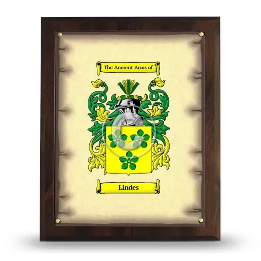 Lindes Coat of Arms Plaque