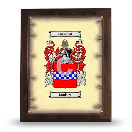 Lindsey Coat of Arms Plaque