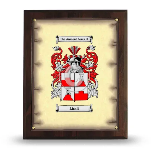 Lindt Coat of Arms Plaque