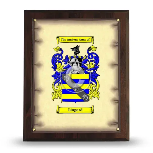 Lingard Coat of Arms Plaque