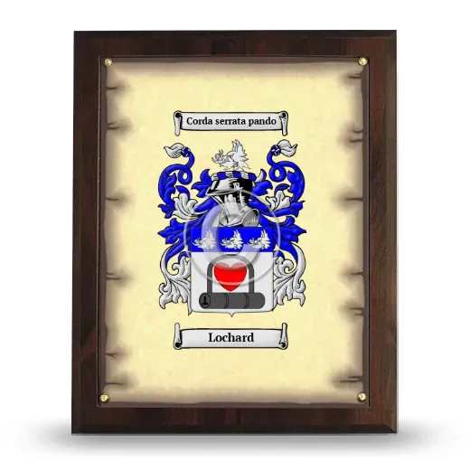 Lochard Coat of Arms Plaque