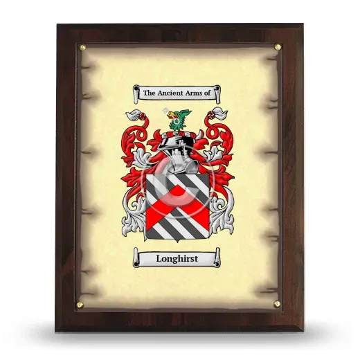 Longhirst Coat of Arms Plaque