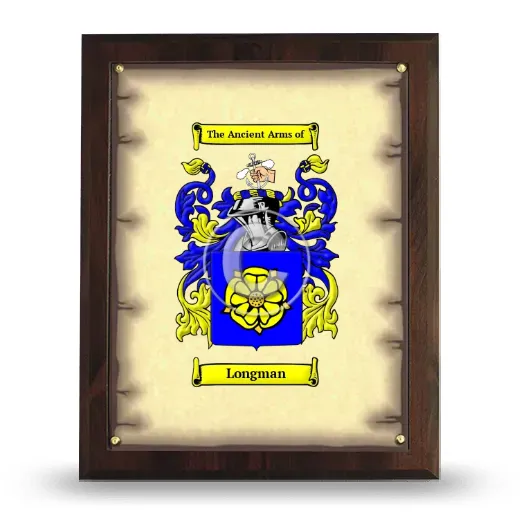 Longman Coat of Arms Plaque