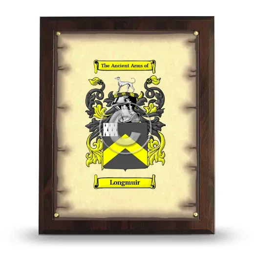 Longmuir Coat of Arms Plaque