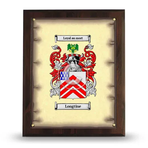 Longtine Coat of Arms Plaque