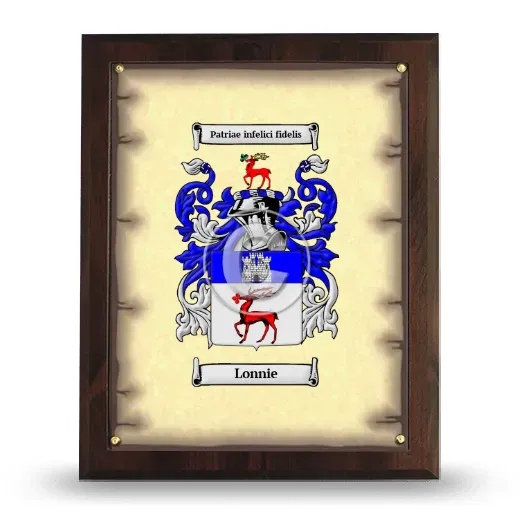 Lonnie Coat of Arms Plaque