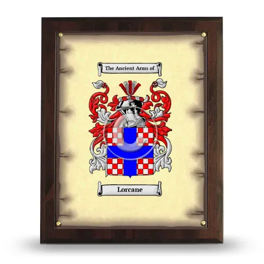 Lorcane Coat of Arms Plaque