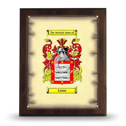 Losas Coat of Arms Plaque