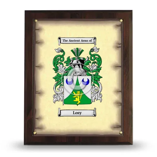 Losy Coat of Arms Plaque