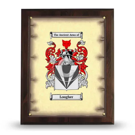 Lougher Coat of Arms Plaque