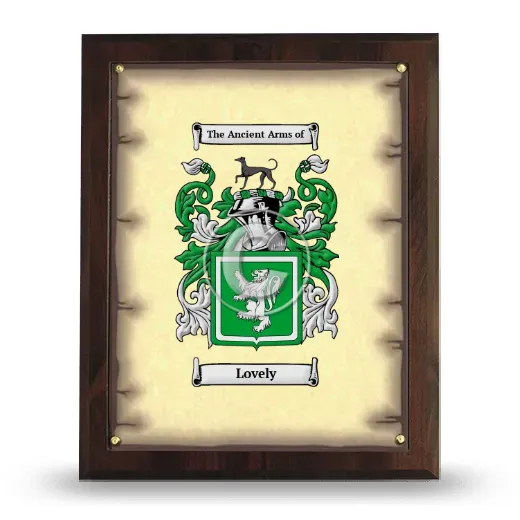Lovely Coat of Arms Plaque