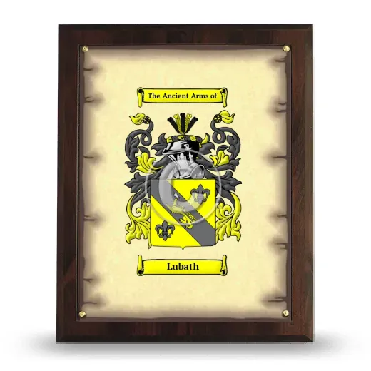 Lubath Coat of Arms Plaque