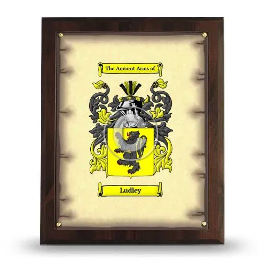 Ludley Coat of Arms Plaque
