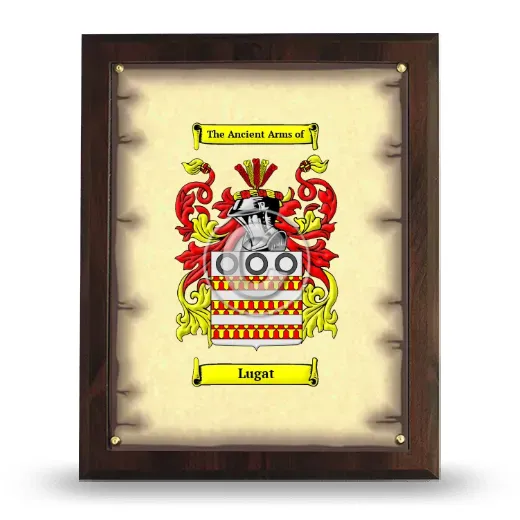 Lugat Coat of Arms Plaque