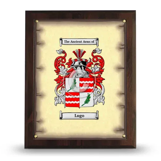 Lugo Coat of Arms Plaque