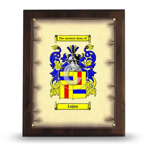 Lujan Coat of Arms Plaque