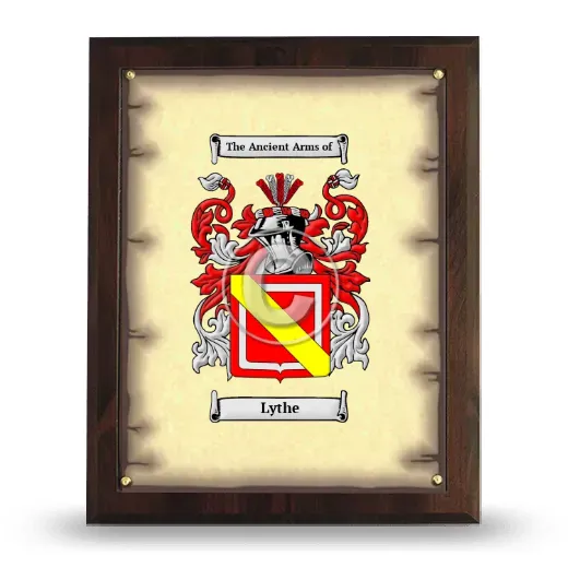 Lythe Coat of Arms Plaque