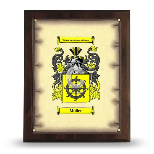 Möller Coat of Arms Plaque