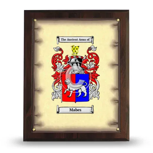 Mabes Coat of Arms Plaque
