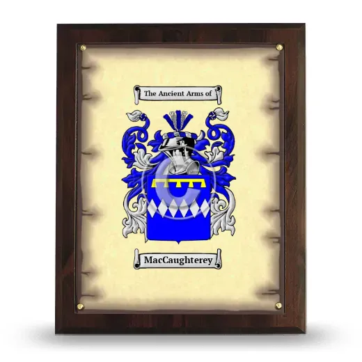 MacCaughterey Coat of Arms Plaque