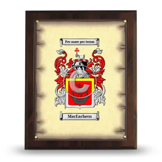 MacEachern Coat of Arms Plaque