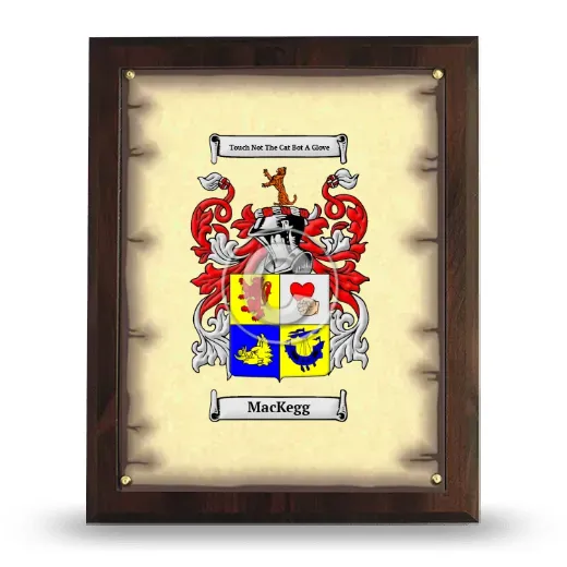 MacKegg Coat of Arms Plaque