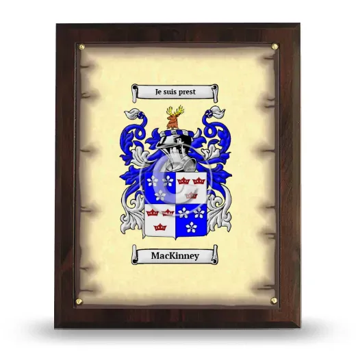 MacKinney Coat of Arms Plaque
