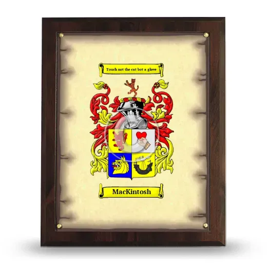 MacKintosh Coat of Arms Plaque