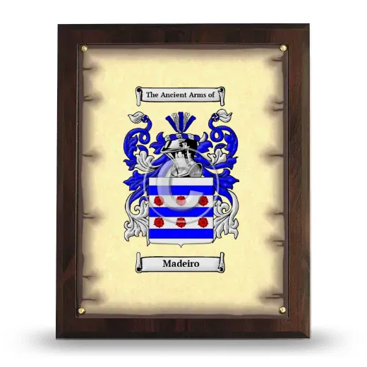 Madeiro Coat of Arms Plaque