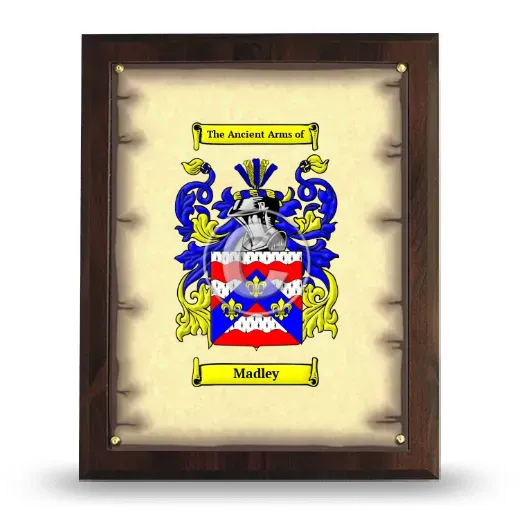 Madley Coat of Arms Plaque
