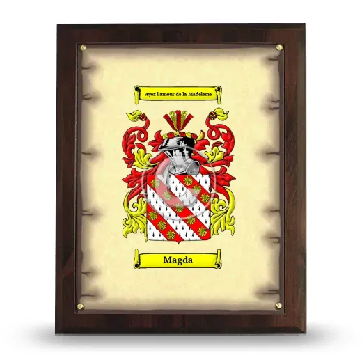 Magda Coat of Arms Plaque
