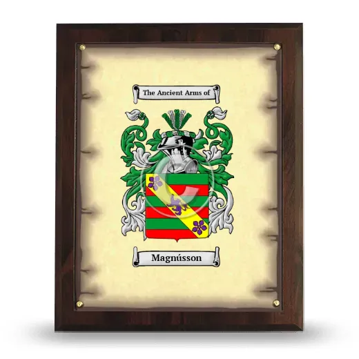 Magnússon Coat of Arms Plaque