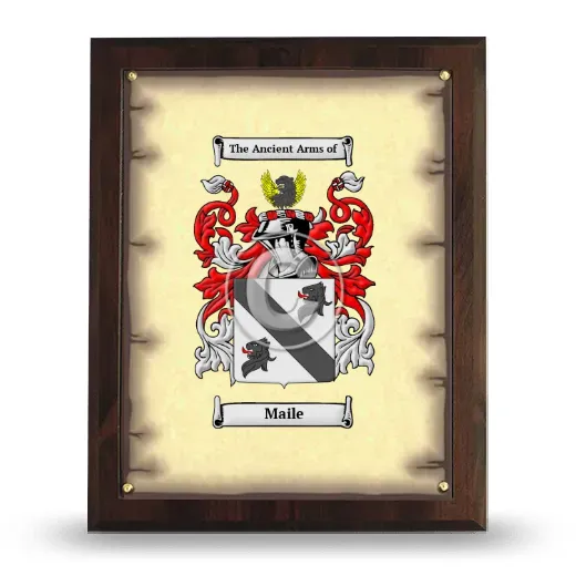 Maile Coat of Arms Plaque