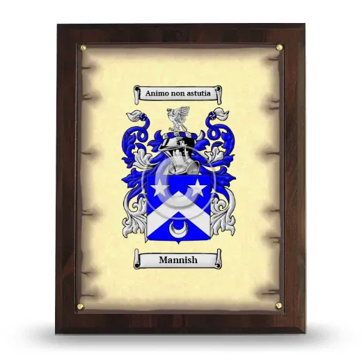 Mannish Coat of Arms Plaque