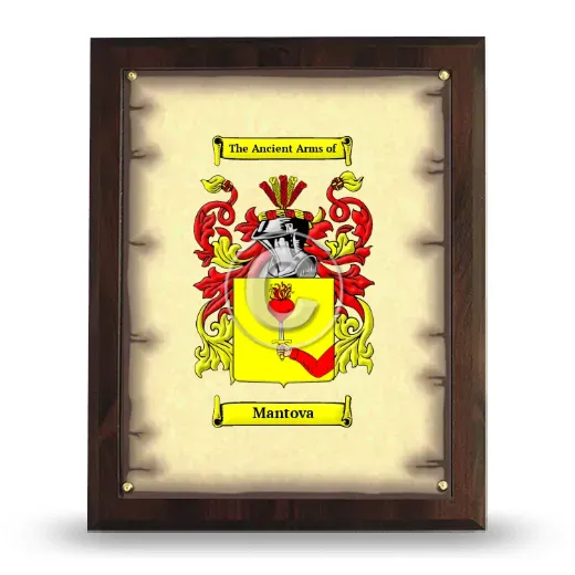 Mantova Coat of Arms Plaque