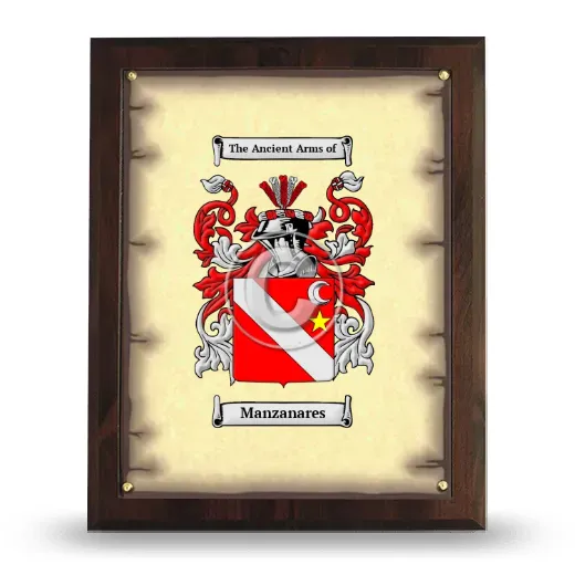 Manzanares Coat of Arms Plaque