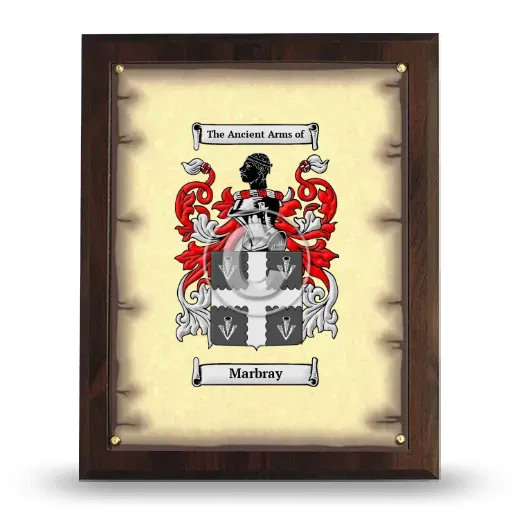Marbray Coat of Arms Plaque