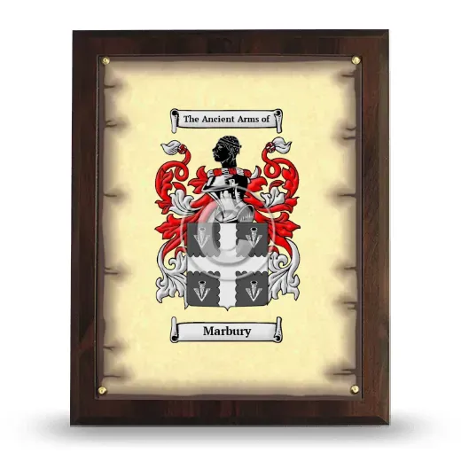 Marbury Coat of Arms Plaque