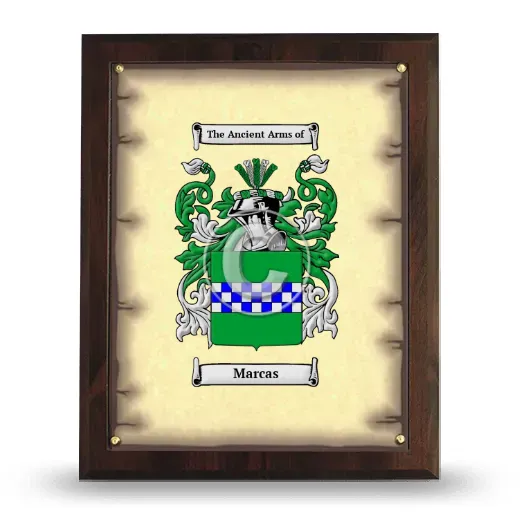 Marcas Coat of Arms Plaque