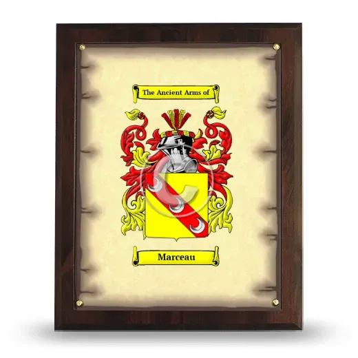 Marceau Coat of Arms Plaque