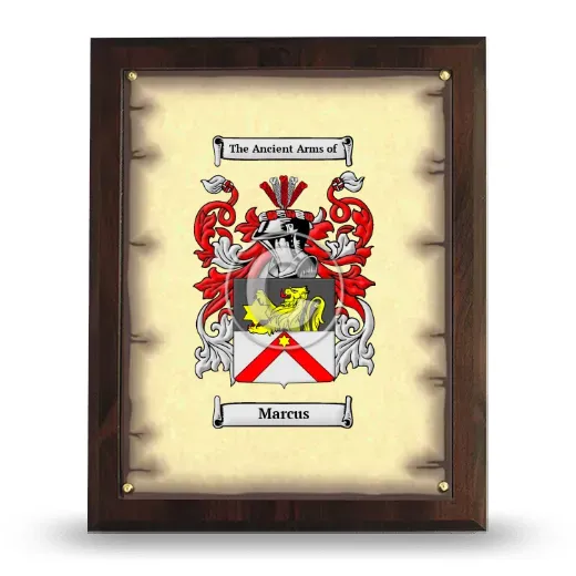 Marcus Coat of Arms Plaque
