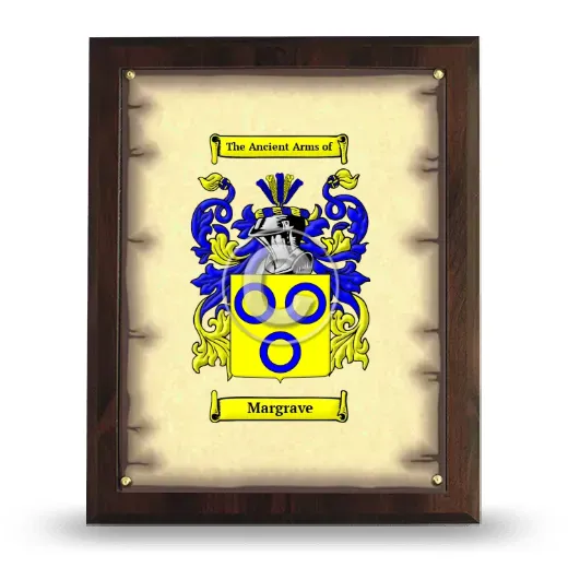 Margrave Coat of Arms Plaque