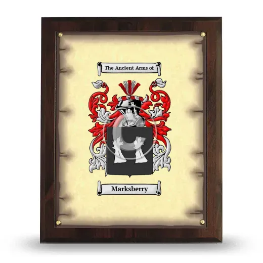 Marksberry Coat of Arms Plaque