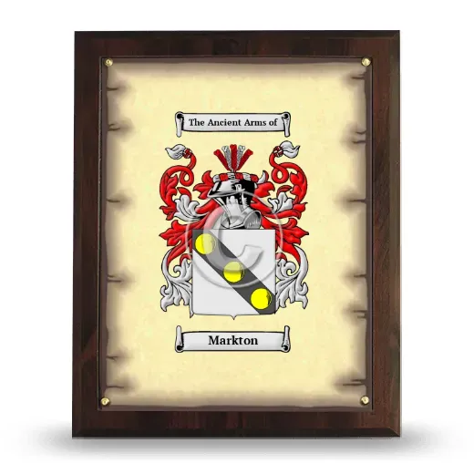Markton Coat of Arms Plaque