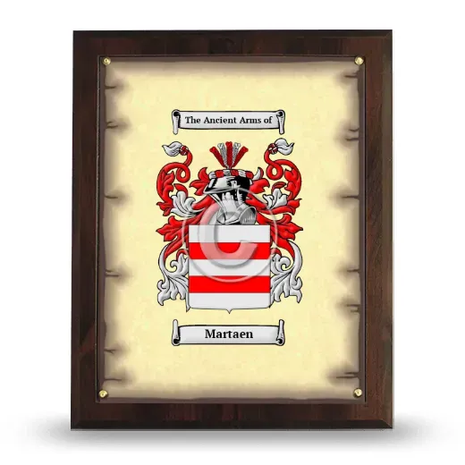 Martaen Coat of Arms Plaque