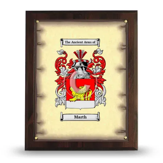 Marth Coat of Arms Plaque