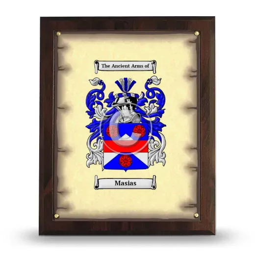 Masias Coat of Arms Plaque