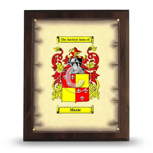 Masie Coat of Arms Plaque