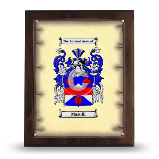 Masulli Coat of Arms Plaque